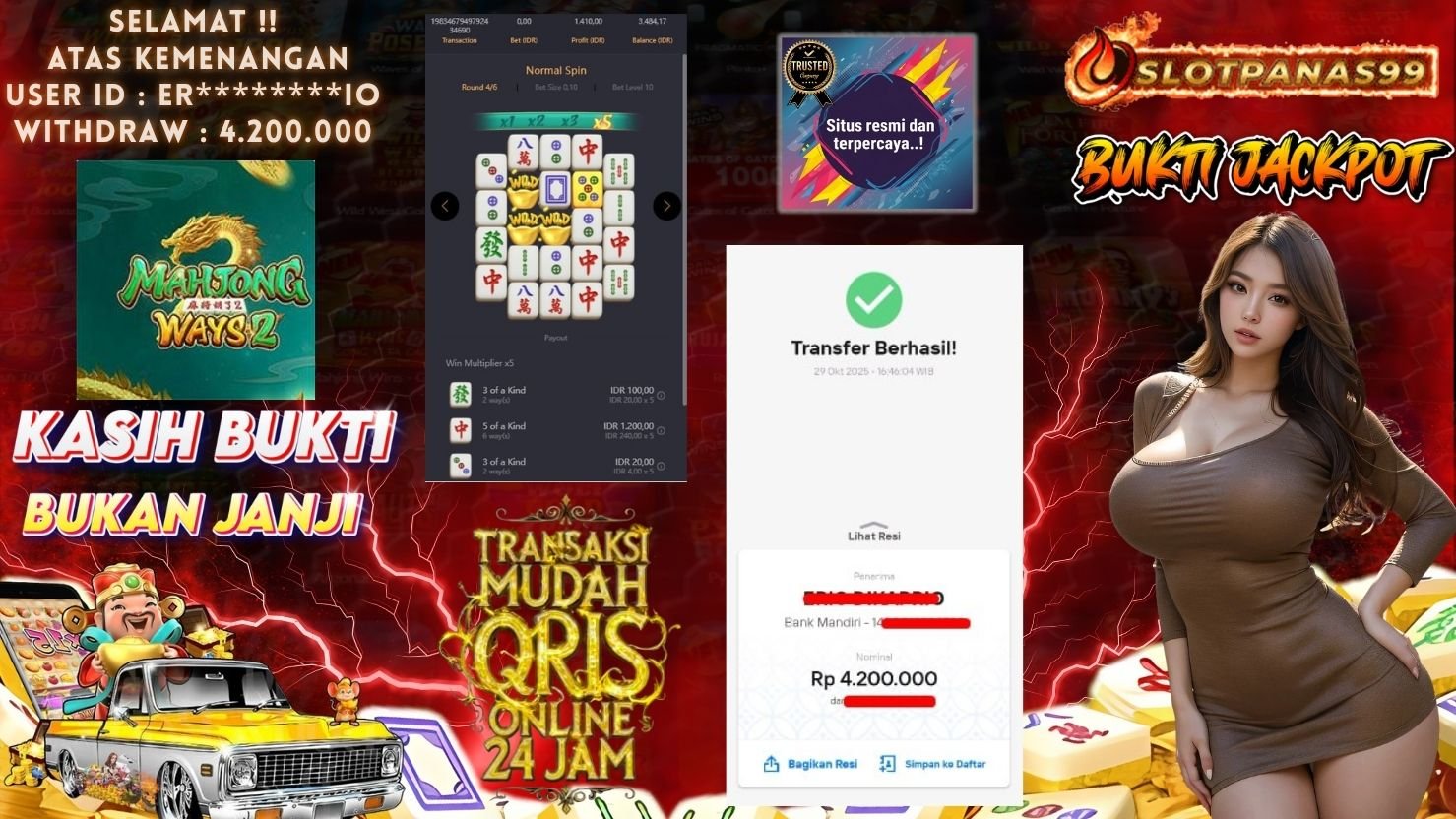 SLOTPANAS99 JACKPOT SLOT MAHJONG WAYS 2